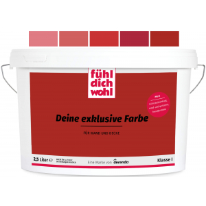 FühlDichWohl - Wandfarbe Feuerrot