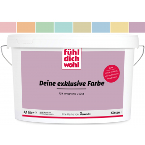 FühlDichWohl - Wandfarbe Pastellviolett