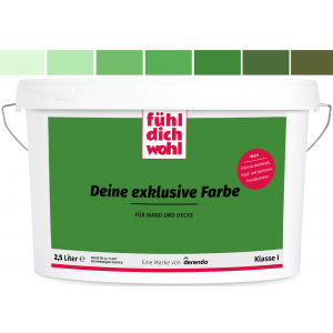 FühlDichWohl - Wandfarbe grasgrün