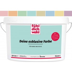 FühlDichWohl - Wandfarbe Pastelltürkis