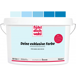 FühlDichWohl - Wandfarbe Eisblau