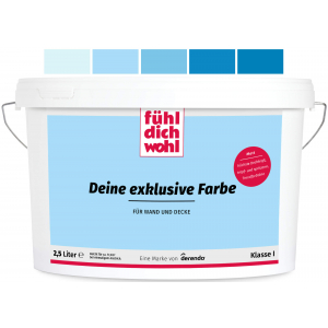 FühlDichWohl - Wandfarbe Hellblau