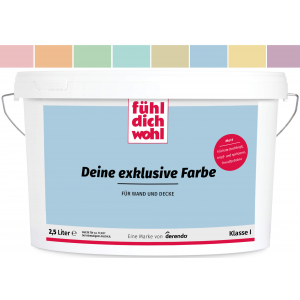 FühlDichWohl - Wandfarbe Pastellblau