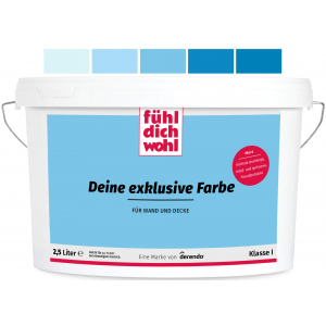 FühlDichWohl - Wandfarbe Taubenblau