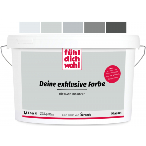 Fühl Dich Wohl - Wandfarbe grau