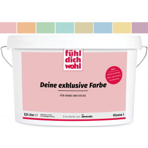 FühlDichWohl - Wandfarbe Pastellrot