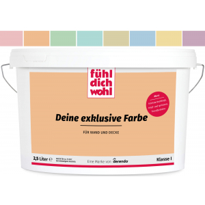 FühlDichWohl - Wandfarbe Pastellorange