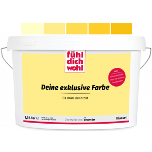 FühlDichWohl - Wandfarbe Cremegelb