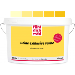 FühlDichWohl - Wandfarbe Hansagelb