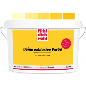 FühlDichWohl - Wandfarbe Schwefelgelb