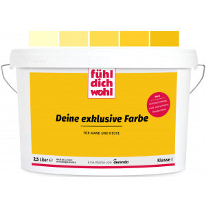 FühlDichWohl - Wandfarbe Senfgelb