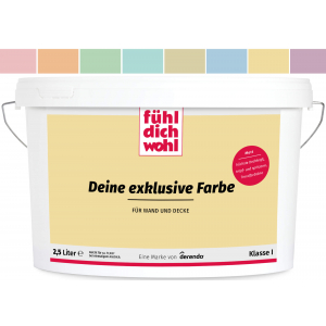 FühlDichWohl - Wandfarbe Pastellgelb