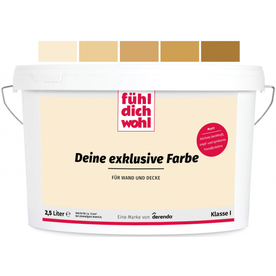 Fühl Dich Wohl - Wandfarbe Cremebeige