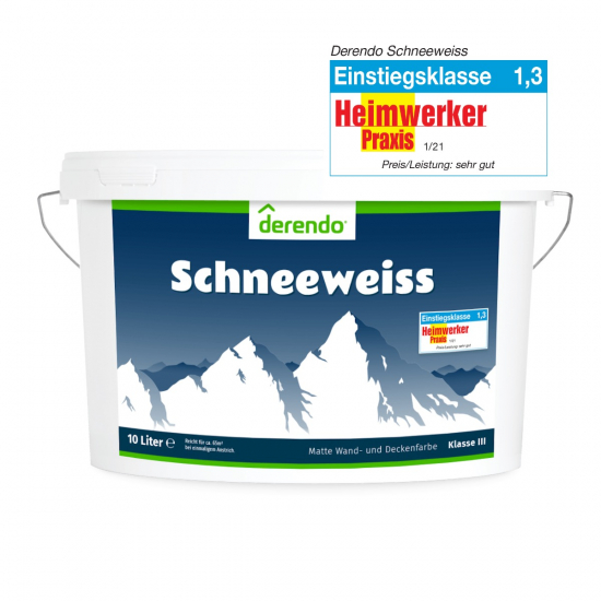 Derendo Schneeweiss - 10 Liter - Unser Topseller